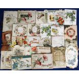 Ephemera, Greetings Cards and Illustrated Poetry Booklets. 20+ Victorian and Edwardian cards and