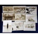 Olympic Press Photographs, Winter Olympics Lake Placid 1932, twelve original b/w press photos inc.