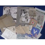 Ephemera, Military, 3 WW2 charity collector's certificates of authority (2 x House to House