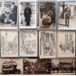 Postcards, a mixed collection of 38 London Life cards by various publishers inc. RP's of Apple Woman