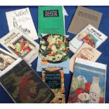 Food and Advertising Ephemera, 11 salad related recipe booklets dating from circa 1930s to include