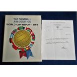 Football, Book / Autographs, World Cup 1966, 'The Football Association World Cup Report 1966',