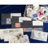 GB & World stamp collection, mint and used, in packets, albums and on/off paper, noted GB 1948 £1