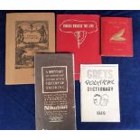 Tobacco literature, 5 books/booklets, 'Tobacco Leaves' by Bewlay, Wills, 'Tobacco Its Culture and