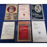 Food Advertising Ephemera, 6 early 20th C Lemco (Liebig) meat extract leaflets, recipe booklets