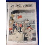 Ephemera, Military, Boer war, a bound volume of 'Le Petit Journal'. October 1899 to December 1900