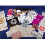 Collectables, a box of assorted ephemera and collectables to include a small Shortland Smiths