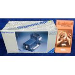 Stamp Collecting accessories, a boxed Safe Signoscope stamp watermark detector (no cable, used cond)