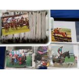 Horse Racing, large quantity of unused Greetings Cards all showing race horses or horse racing