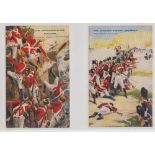 Trade cards, Thomson, Battles for the Flag, 'P' size (set, 26 cards) plus wallet (gd)