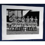 Football autographs, Liverpool FC, b/w photo showing the 1974 FA Cup Winning team with trophy &