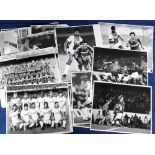 Football Press Photographs, a collection of approx. 500 b/w press photos, 1970's/80's, duplication