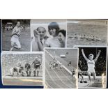 Olympic Games Press Photographs, a collection of approx. 100 b/w photos, mostly from 1972 Munich &