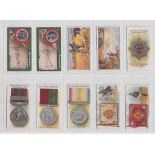 Cigarette Cards, Taddy, 10 type cards, Autographs (2), Sports and Pastimes (2), Orders of