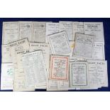 Horse Racing, a collection of 32 race cards, 1928 to 1959, flat and National Hunt, various courses