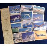 Trade Cards, Master Vending, Jet Aircraft of the World (German text) (98/100, missing nos. 44 &