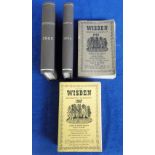 Cricket, Wisden's Cricketers' Almanacks, 4 soft back editions for 1944, 1945, (both rebound in brown