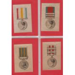 Tobacco silks, Wills (Australia), War Medals (set, 67 silks) (gd)