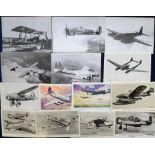 Postcards, Aviation, a collection of 50+ cards mainly showing Military aircraft from WW2, mostly