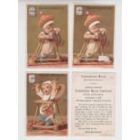 Trade cards, Anglo-Swiss Condensed Milk, Children on Wheeled Trollies, ref ANG-550, as Liebig (