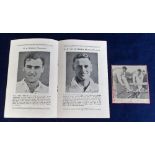 Cricket autographs, South Africa, South African Cricket Tour booklet 1951 with each player profile