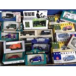 Model Vehicles, collection of 30 model cars, vans and lorries mainly Lledo mint in boxes to