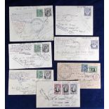 Postal History, Tin Can Mail, Tonga, Niuafoou, collection of 7 covers all from the 1930s and with