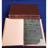 Cricket, 3 books, John Lillywhite's Cricketers' Companion, 2 editions, 1868 and 1871, both rebound