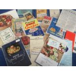 Food Advertising Ephemera, 20+ items mostly early 19th C & relating to gelatine to include Young'