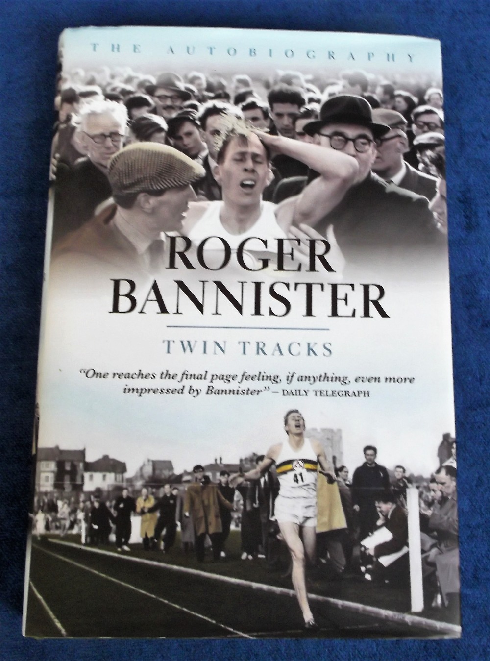 Autographed book, Roger Bannister autobiography 'Twin Tracks', first edition 2014, with - Image 2 of 2