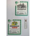 Beer labels, Overseas, Germany, 2 level arch files marked 'Herzberg to Jetzndorf', contains more