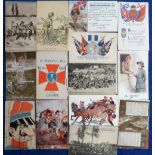 Postcards, Military, a collection of approx. 57 mainly Military propaganda patriotic cards, also
