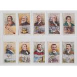 Cigarette cards, two alike sets, Anon (Teofani) Great Inventors (20 cards) & Hill's, Inventors &