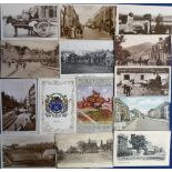 Postcards, Ireland, a collection of 30 mainly topographical cards inc. RP's of Maine St Larne,