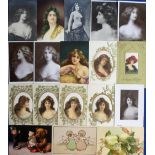 Postcards, Tony Warr Collection, a mixed subject selection of 85+ cards including Tuck Limerick PC