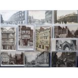 Postcards, London East Central, a final selection of 70 cards of East Central London with RP's of