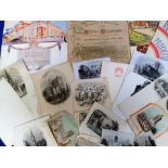 Ephemera, 25+ assorted Victorian Letter Heads together with an 1890 programme for the