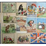 Postcards, Tony Warr Collection, a selection of 29 comic cards illustrated by G E Shepheard,