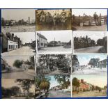 Postcards, Cambridgeshire, a fine collection of approx. 40 cards of Cambridgeshire with good