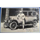 Signed Postcard, Lucy Morton Collection, signed postcard showing George Lockhart, ringmaster,