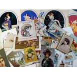 Tony Warr Collection, Ephemera, 100+ Victorian and later Greetings Cards including small format