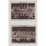 Cigarette cards, Pattreiouex, Football Teams (F192-241), two type cards, Derby County F226 &