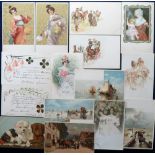 Postcards, Tony Warr Collection, a mixed selection of 23 cards published by Meissner & Buch inc.
