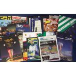 Football Programmes, collection of approx. 60 European competition programmes inc. Finals (7), noted