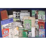 Cricket, a selection of items from the 1940's inc. hard back edition of Wisden Cricketers'