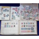 Stamps, Victorian album containing GB and World stamp collection mostly Victorian period, stamps