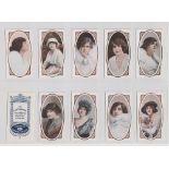 Cigarette cards, two sets, Continental Cigarette Factory, Charming Portraits (Firm's Name) (25