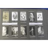 Cigarette cards, Ogden's, Guinea Gold, vintage slot-in London Cigarette card album containing a