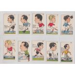Trade cards, Sunday Empire News, Famous Footballers of Today (Durling) (set 48 cards) (mostly vg)