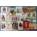 Postcards, Comic, a good selection of approx. 100 vintage comic cards. Artists include Ludovici,